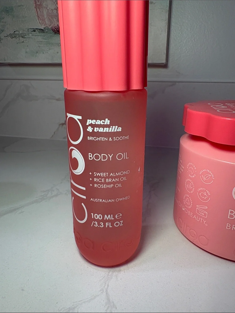 CIROA Peach & Vanilla Luxe Body Care Bundle
